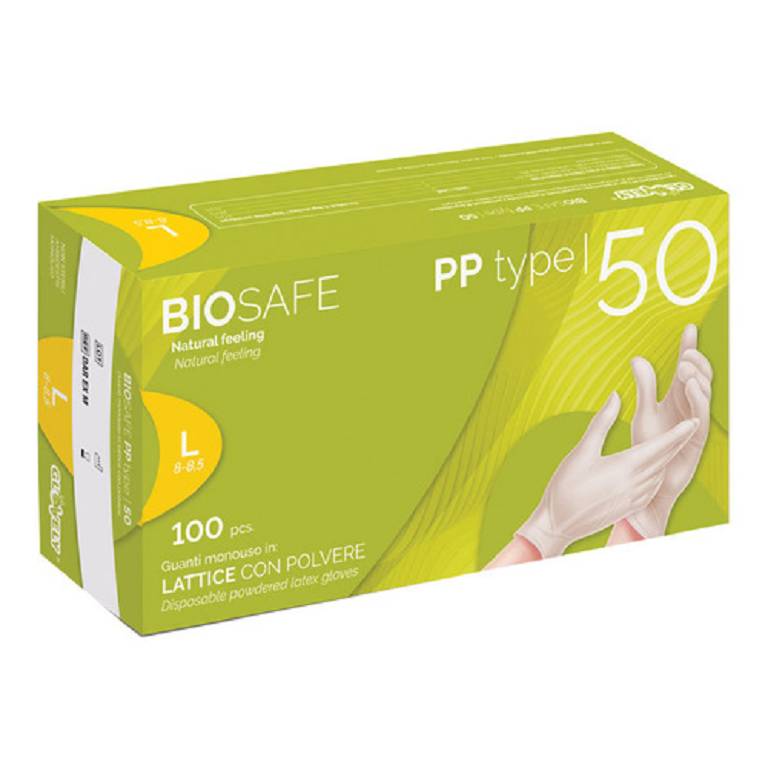 BIOSAFE PLUS GUANTO LAT C/P L