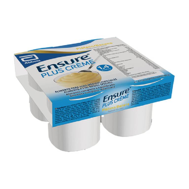 ENSURE PLUS CREME BANANA4X125G