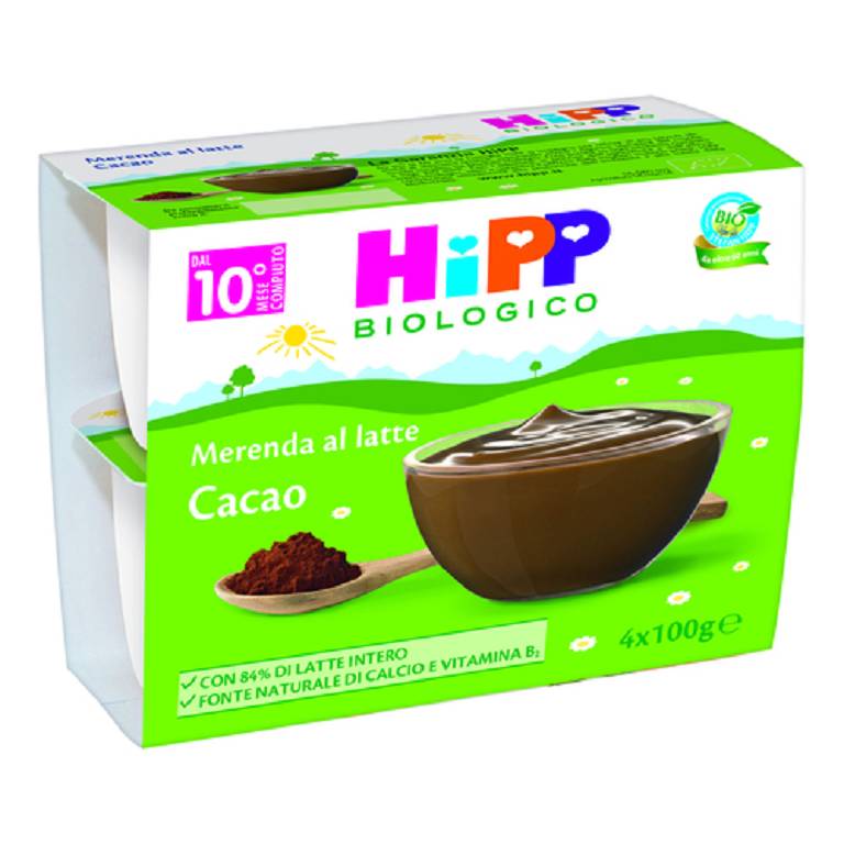 HIPP BIO MER LATTE-CACAO4X100G