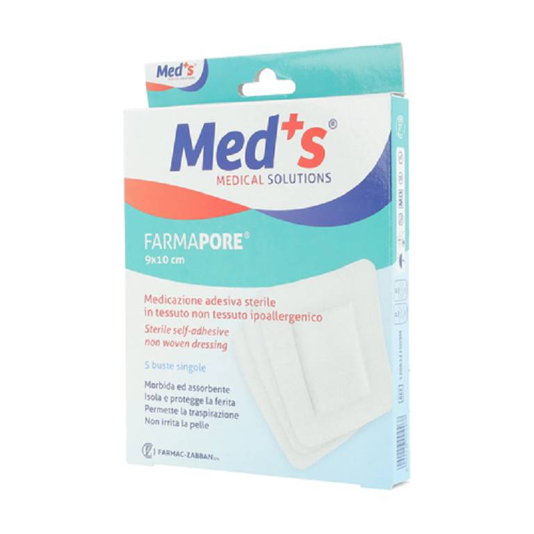 MEDS PORE MEDIC 10X9CM 5PZ